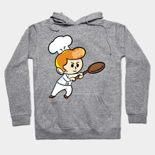 chef cartoon character  drawing design Hoodie